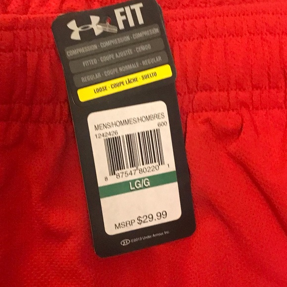 Unisex Under Armor Basketball Shorts - Picture 4 of 4